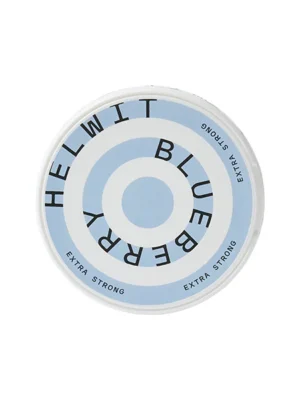 15mg HELWIT Extra Strong Blueberry Nicotine Pouches - 20 Pouches