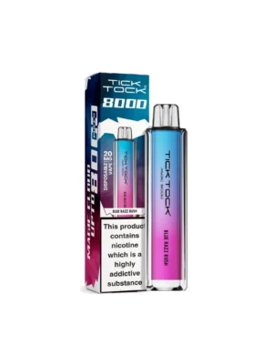 20mg Tick Tock Magic 8000 Prefilled Pod Kit 8000 Puffs - Blue Razz Rush
