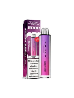 20mg Tick Tock Magic 8000 Prefilled Pod Kit 8000 Puffs - Blueberry Cherry