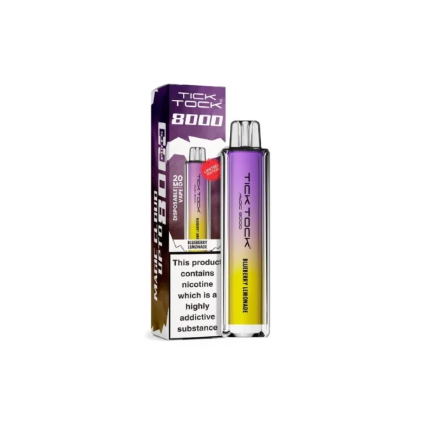 20mg Tick Tock Magic 8000 Prefilled Pod Kit 8000 Puffs - Image 8