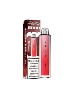 20mg Tick Tock Magic 8000 Prefilled Pod Kit 8000 Puffs - Cherry Ice