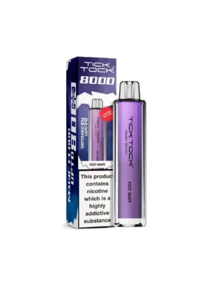 20mg Tick Tock Magic 8000 Prefilled Pod Kit 8000 Puffs - Fizzy Grape