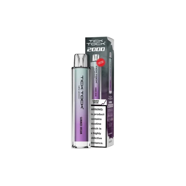 20mg Tick Tock Mini 2000 Prefilled Pod Kit 2000 Puffs - Image 35