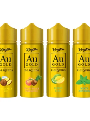 0mg AU Gold By Kingston 100ml Shortfill E-liquid (70VG/30PG)
