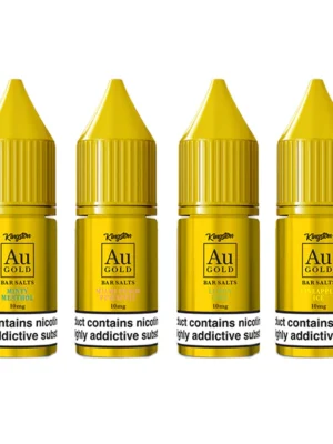 10mg AU Gold By Kingston Nic Salt 10ml (60VG/40PG)