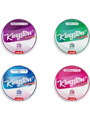 28mg Kingston Nicotine Pouches - 20 Pouches