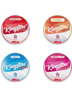 18mg Kingston Nicotine Pouches - 20 Pouches