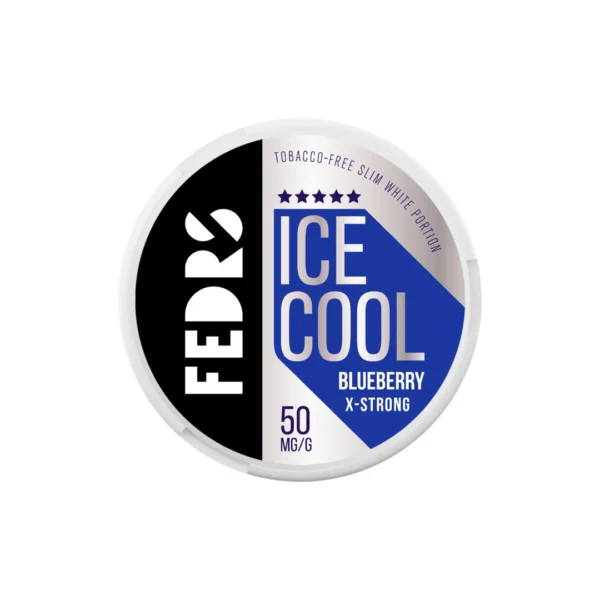 50mg FEDRS Ice Cool X-Strong Nicotine Pouch - 20 Pouches - Image 2