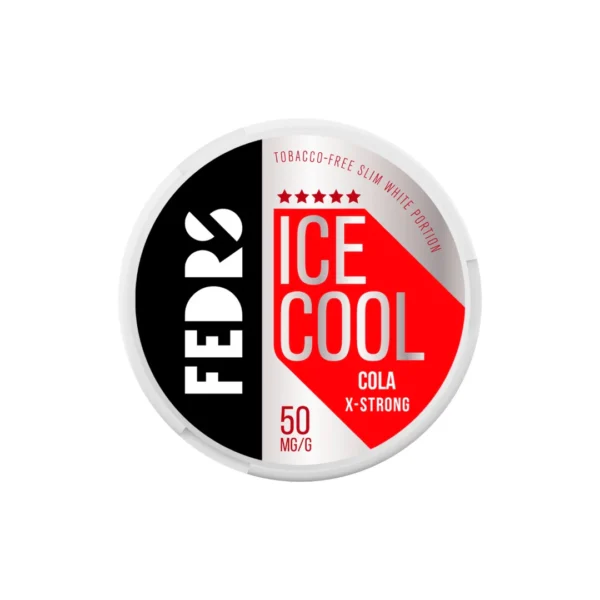 50mg FEDRS Ice Cool X-Strong Nicotine Pouch - 20 Pouches - Image 4