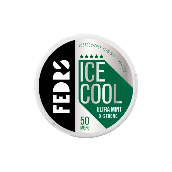 50mg FEDRS Ice Cool X-Strong Nicotine Pouch - 20 Pouches - Image 8