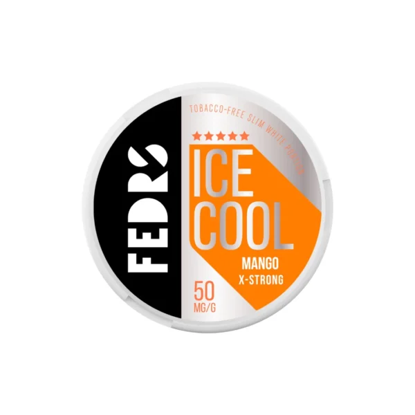 50mg FEDRS Ice Cool X-Strong Nicotine Pouch - 20 Pouches - Image 9
