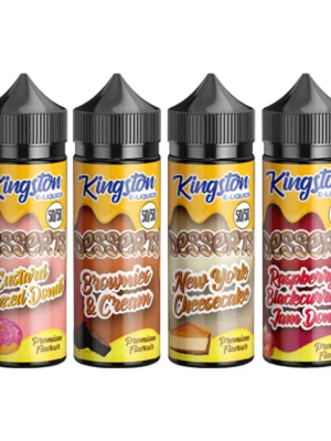 Kingston Desserts 120ml Shortfill 0mg (50VG/50PG)