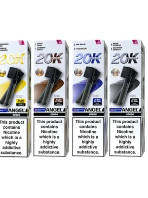 20mg Angel 20k Pods By Vapes Bars Prefilled Pods 20000 Puffs