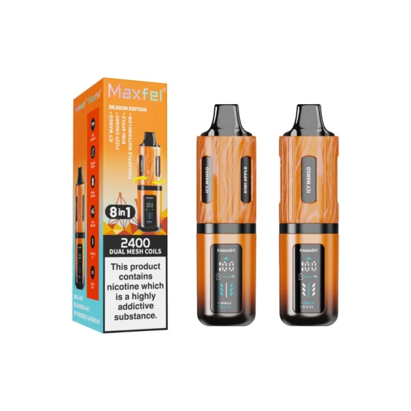20mg Maxfel Legend Fanady 8 in 1 2400 Puffs Prefilled Pod Vape Kit - Image 2