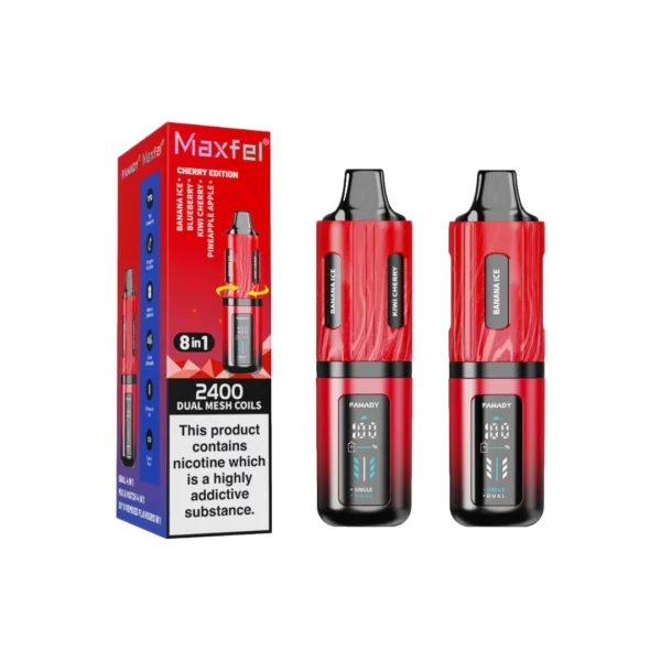 20mg Maxfel Legend Fanady 8 in 1 2400 Puffs Prefilled Pod Vape Kit - Image 5