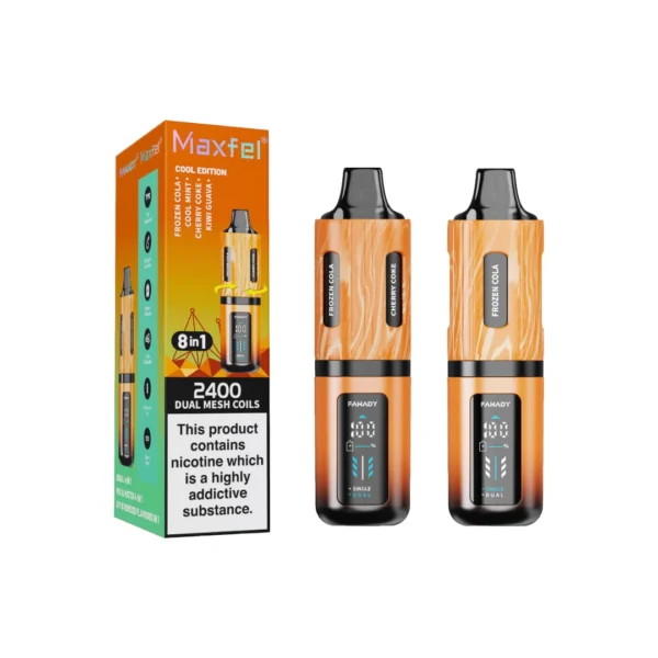 20mg Maxfel Legend Fanady 8 in 1 2400 Puffs Prefilled Pod Vape Kit - Image 6