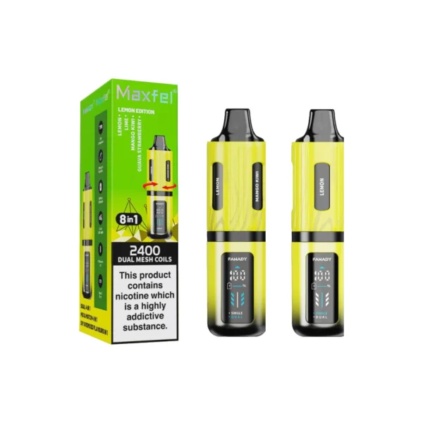 20mg Maxfel Legend Fanady 8 in 1 2400 Puffs Prefilled Pod Vape Kit - Image 7