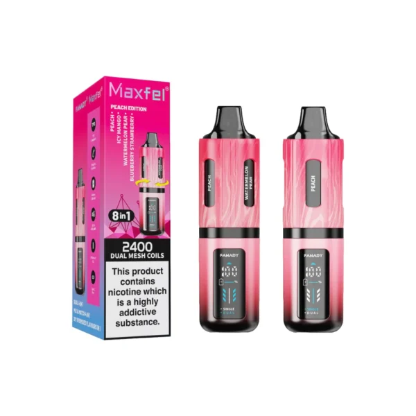 20mg Maxfel Legend Fanady 8 in 1 2400 Puffs Prefilled Pod Vape Kit - Image 9