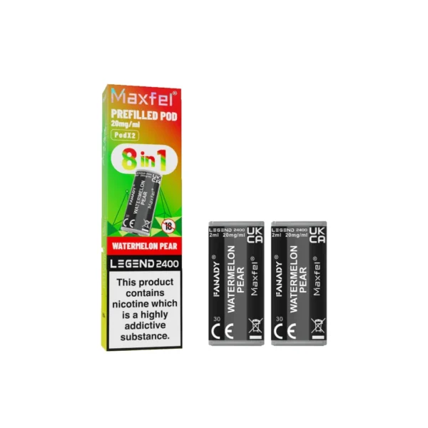 20mg Maxfel Legend Fanady Prefilled Pods 2400 Puffs - Image 3