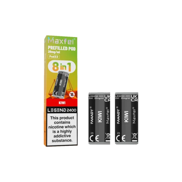 20mg Maxfel Legend Fanady Prefilled Pods 2400 Puffs - Image 6