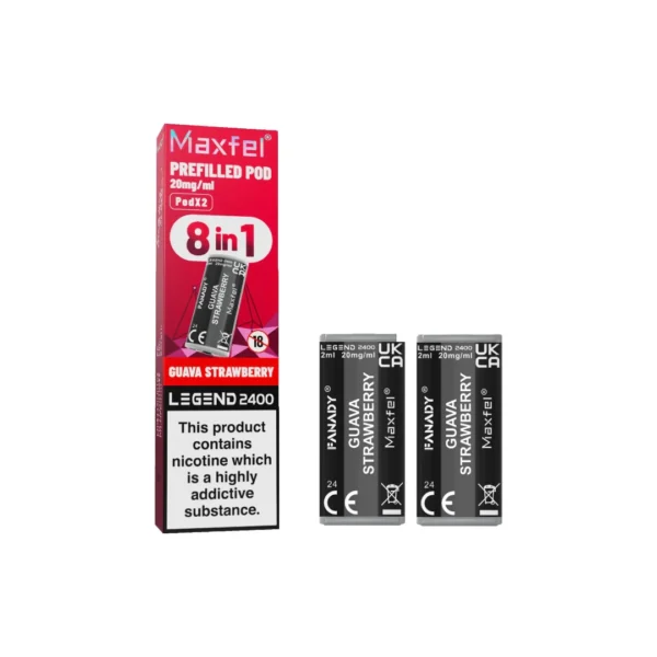 20mg Maxfel Legend Fanady Prefilled Pods 2400 Puffs - Image 7
