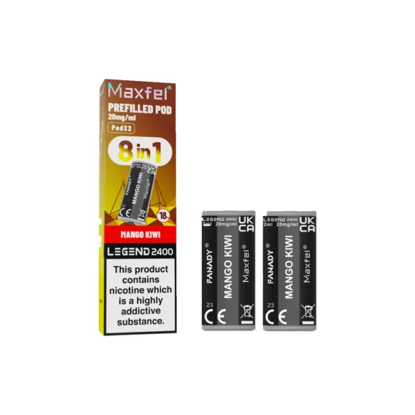 20mg Maxfel Legend Fanady Prefilled Pods 2400 Puffs - Image 8