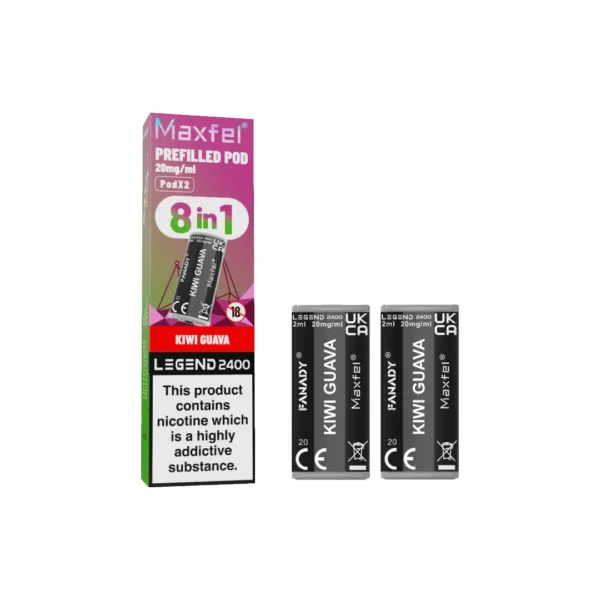 20mg Maxfel Legend Fanady Prefilled Pods 2400 Puffs - Image 10