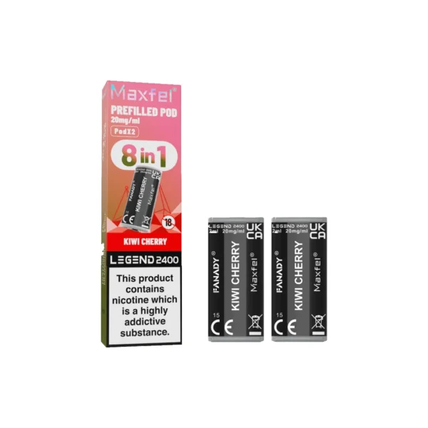 20mg Maxfel Legend Fanady Prefilled Pods 2400 Puffs - Image 13