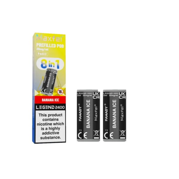 20mg Maxfel Legend Fanady Prefilled Pods 2400 Puffs - Image 15