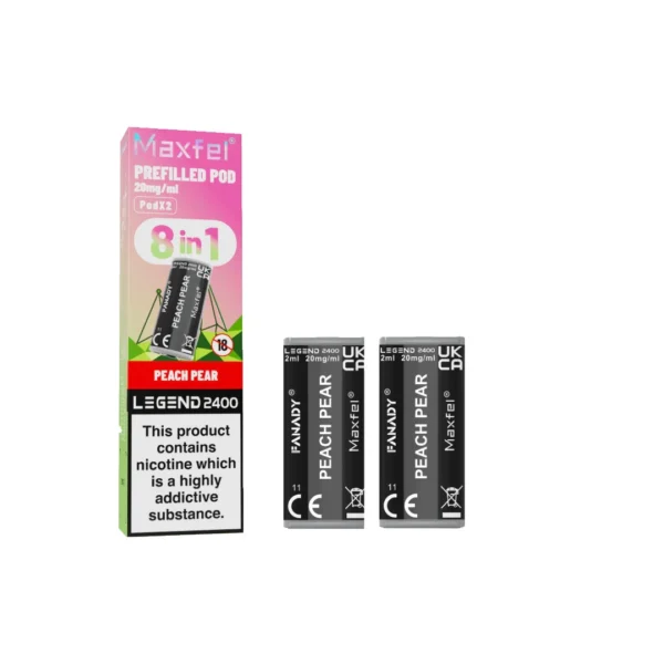20mg Maxfel Legend Fanady Prefilled Pods 2400 Puffs - Image 16