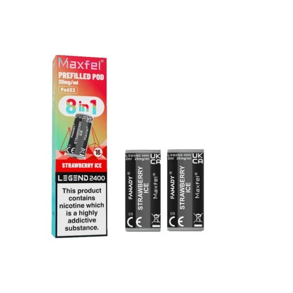 20mg Maxfel Legend Fanady Prefilled Pods 2400 Puffs - Image 18