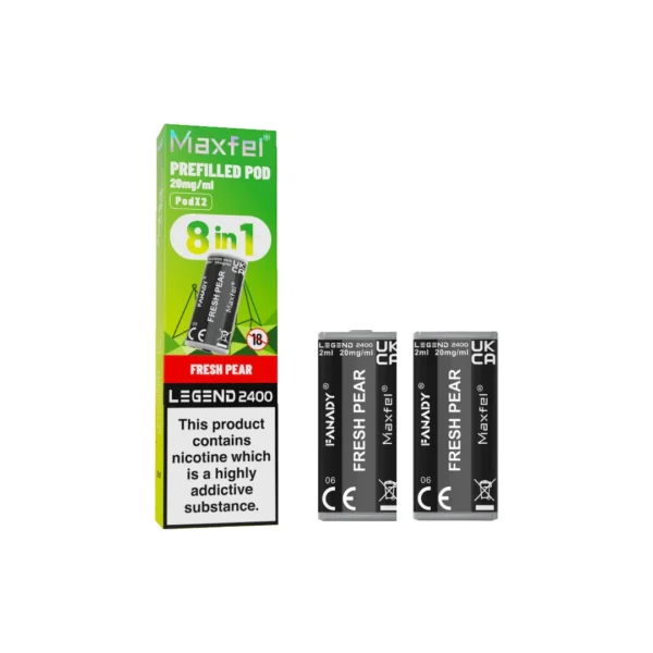 20mg Maxfel Legend Fanady Prefilled Pods 2400 Puffs - Image 21
