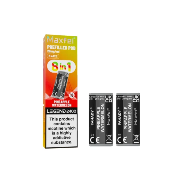 20mg Maxfel Legend Fanady Prefilled Pods 2400 Puffs - Image 22