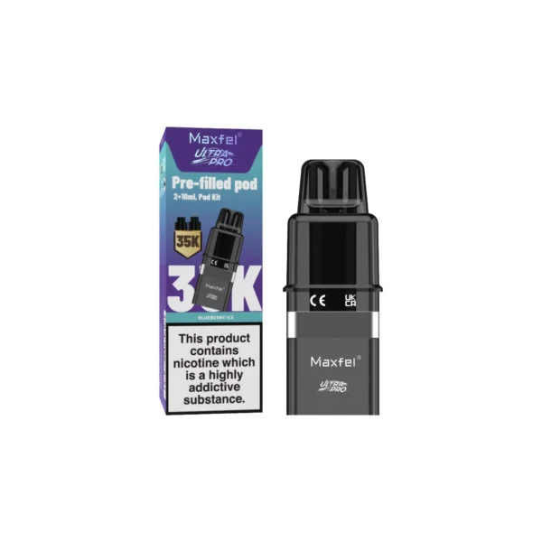 20mg Maxfel Ultra Pro Replacement Prefilled Pods 17500 Puffs - Image 2