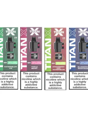 20mg Titan X 10k Puff Prefilled Pods