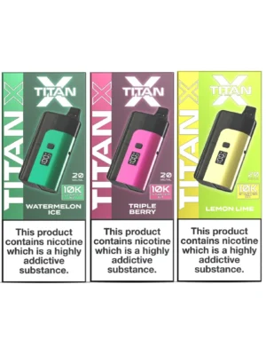 20mg Titan X 10k Puff Prefilled Pod Vape Kit