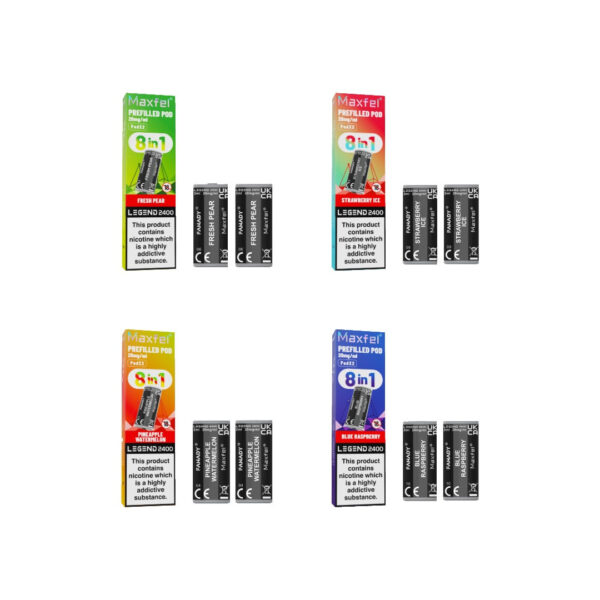 20mg Maxfel Legend Fanady Prefilled Pods 2400 Puffs - Image 23