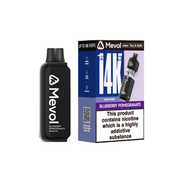 20mg Mevol S7000 Prefilled Pod & Refill 14k puffs - Image 2