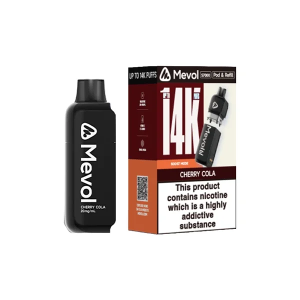 20mg Mevol S7000 Prefilled Pod & Refill 14k puffs - Image 4