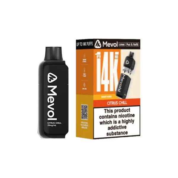 20mg Mevol S7000 Prefilled Pod & Refill 14k puffs - Image 6