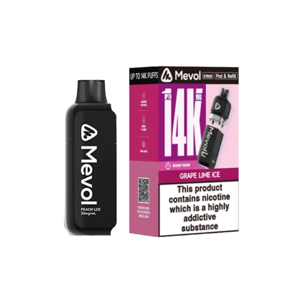 20mg Mevol S7000 Prefilled Pod & Refill 14k puffs - Image 7