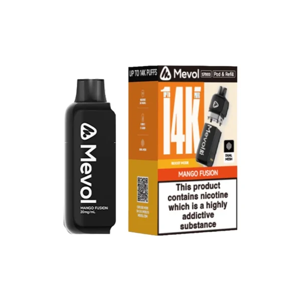 20mg Mevol S7000 Prefilled Pod & Refill 14k puffs - Image 10