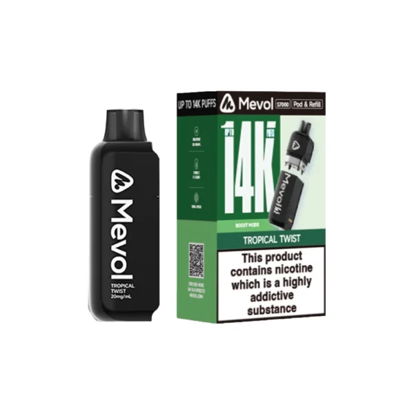20mg Mevol S7000 Prefilled Pod & Refill 14k puffs - Image 14