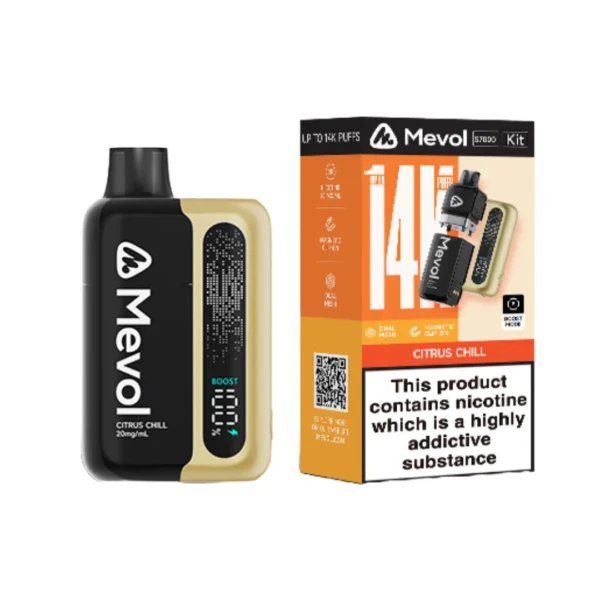 20mg Mevol S7000 Prefilled Pod Vape Kit 14k puffs - Image 6