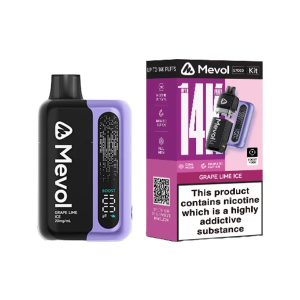 20mg Mevol S7000 Prefilled Pod Vape Kit 14k puffs - Image 7