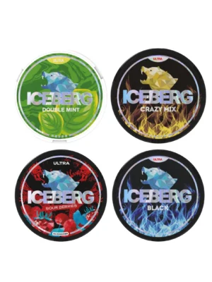 50mg Iceberg Ultra Nicotine Pouches - 20 Pouches