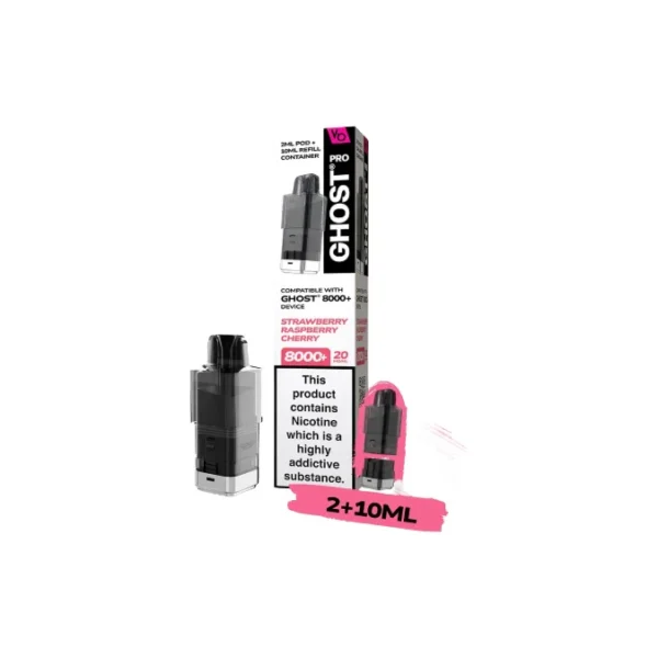 20mg Ghost Pro 8000+ By Vapes Bars Prefilled Pods - Image 25