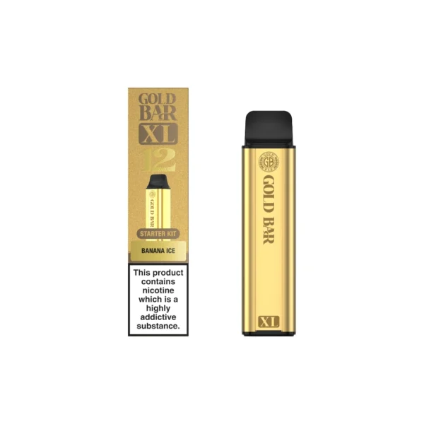 20mg Gold Bar XL Prefilled Pod Vape Kit 10000 Puffs - Image 3